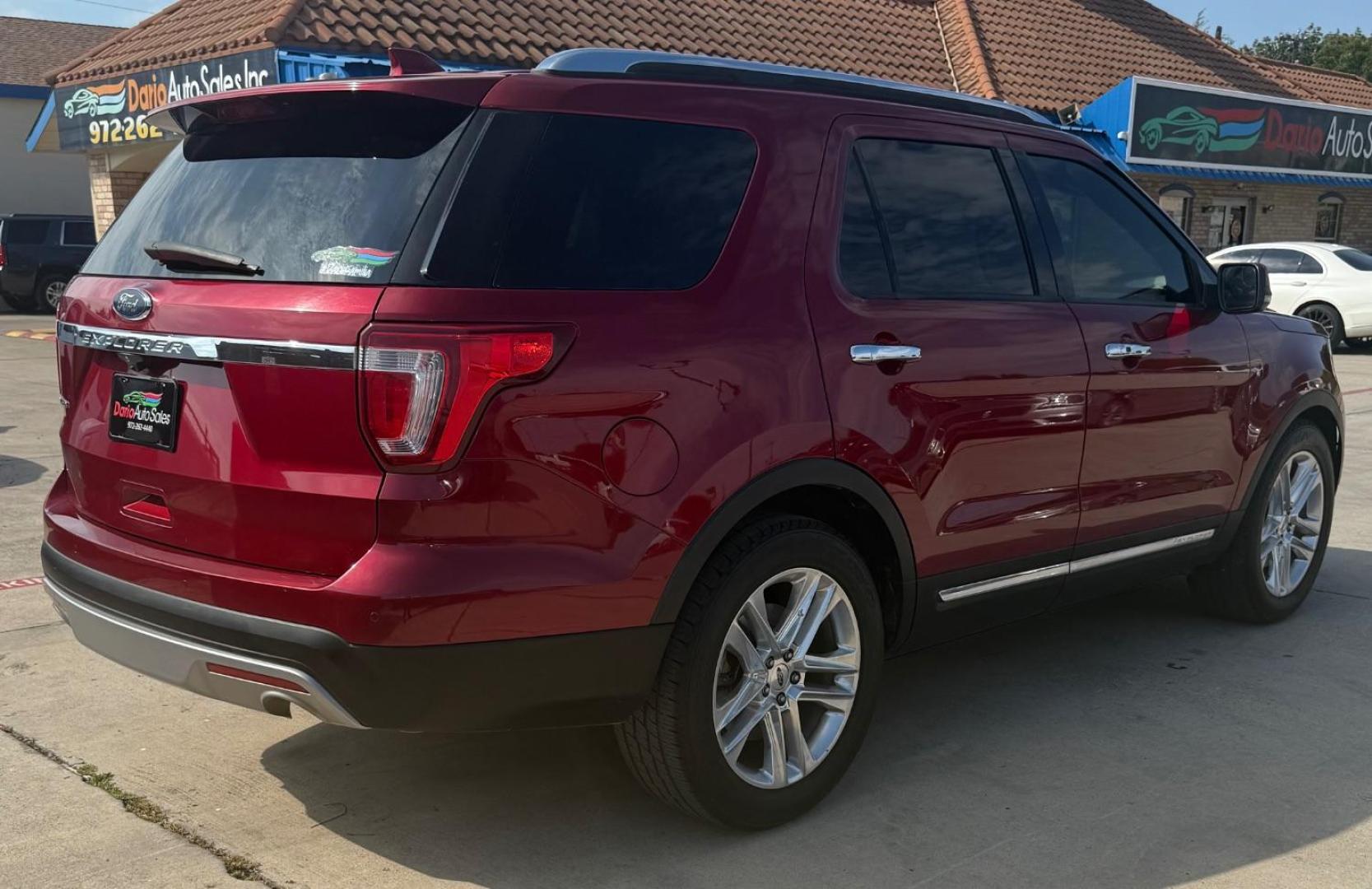 2017 Red Ford Explorer Limited (1FM5K7F81HG) with an EcoBoost 2.3L I-4 gasoline direct injection engine, located at 2401 E Main St., Grand Prairie, TX, 75050, (972) 262-4440, 32.748981, -96.969643 - Photo#11