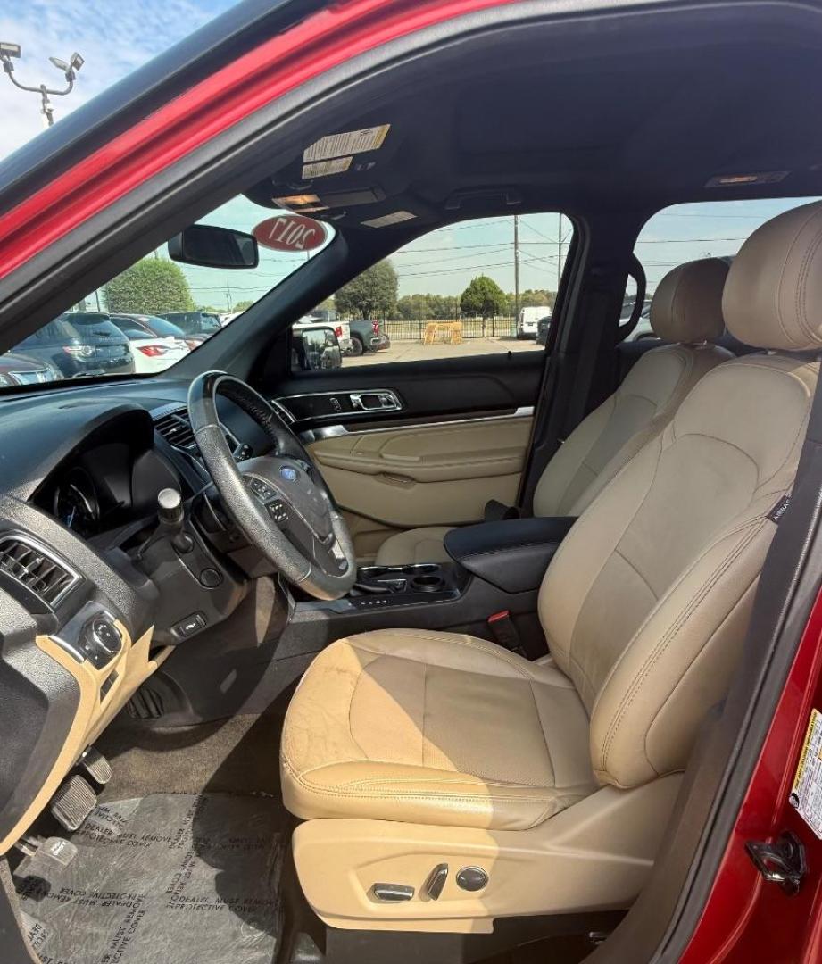 2017 Red Ford Explorer Limited (1FM5K7F81HG) with an EcoBoost 2.3L I-4 gasoline direct injection engine, located at 2401 E Main St., Grand Prairie, TX, 75050, (972) 262-4440, 32.748981, -96.969643 - Photo#19