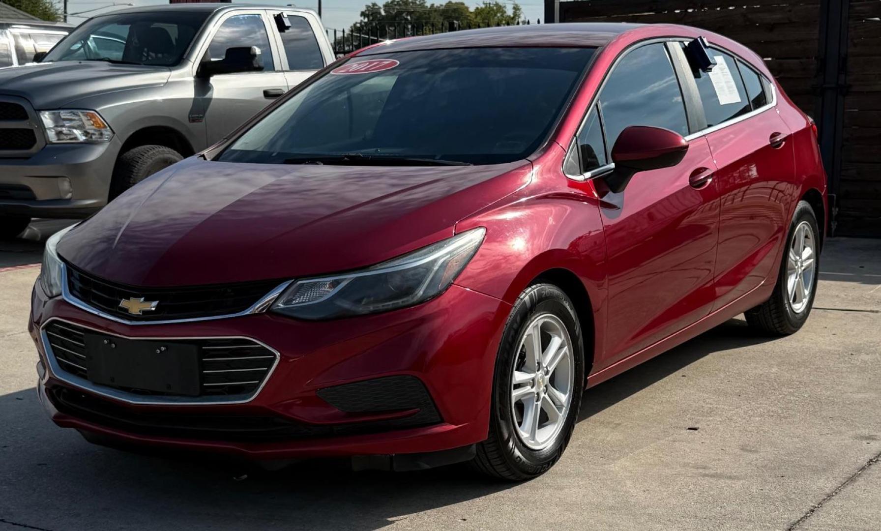2017 Red Chevrolet Cruze LT Auto (3G1BE6SM3HS) with an 1.4L I-4 gasoline direct injection engine, located at 2401 E Main St., Grand Prairie, TX, 75050, (972) 262-4440, 32.748981, -96.969643 - Photo#10
