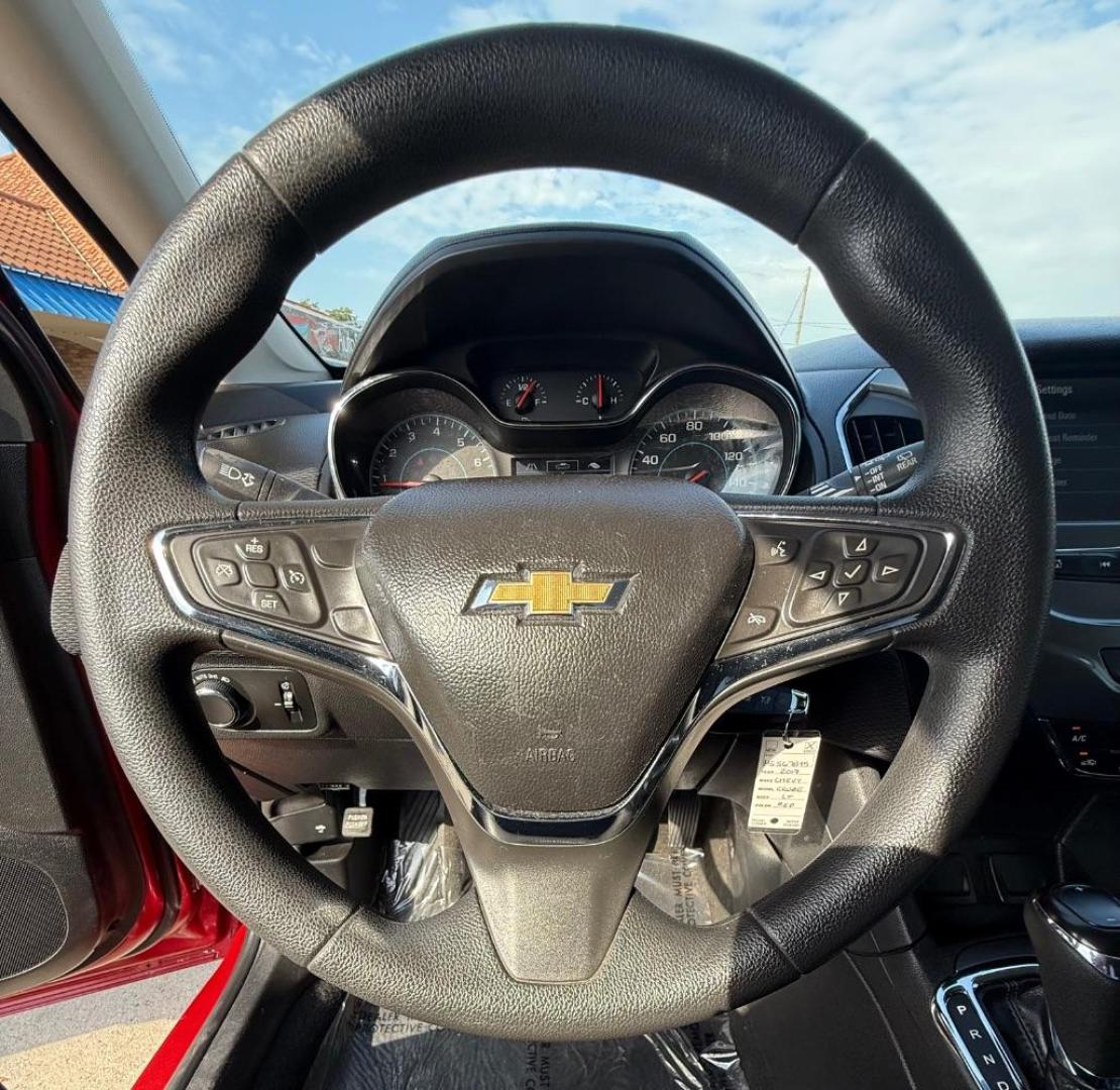 2017 Red Chevrolet Cruze LT Auto (3G1BE6SM3HS) with an 1.4L I-4 gasoline direct injection engine, located at 2401 E Main St., Grand Prairie, TX, 75050, (972) 262-4440, 32.748981, -96.969643 - Photo#20