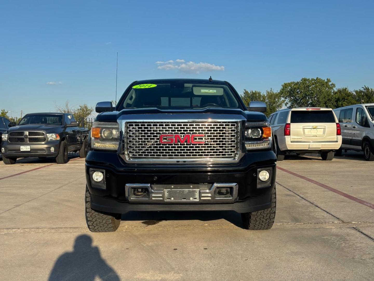 2014 Black GMC Sierra 1500 Denali (3GTU2WEJ5EG) , located at 2401 E Main St., Grand Prairie, TX, 75050, (972) 262-4440, 32.748981, -96.969643 - Photo#0