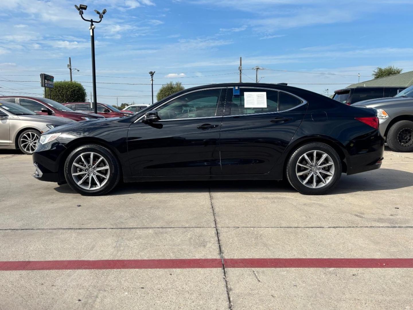 2018 Black Acura TLX T (19UUB1F38JA) , located at 2401 E Main St., Grand Prairie, TX, 75050, (972) 262-4440, 32.748981, -96.969643 - Photo#4
