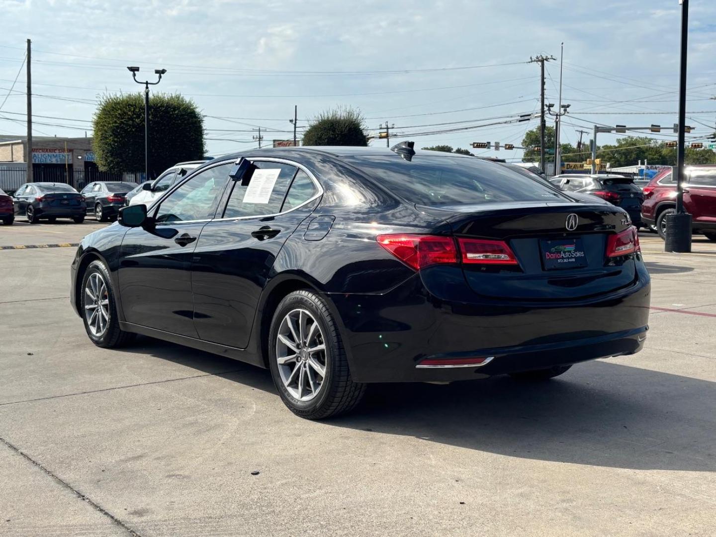 2018 Black Acura TLX T (19UUB1F38JA) , located at 2401 E Main St., Grand Prairie, TX, 75050, (972) 262-4440, 32.748981, -96.969643 - Photo#5