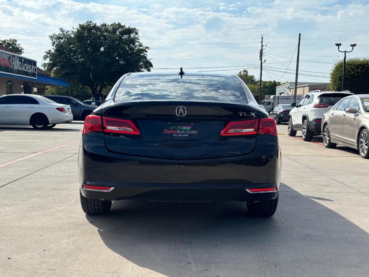 2018 Black Acura TLX T (19UUB1F38JA) , located at 2401 E Main St., Grand Prairie, TX, 75050, (972) 262-4440, 32.748981, -96.969643 - Photo#6