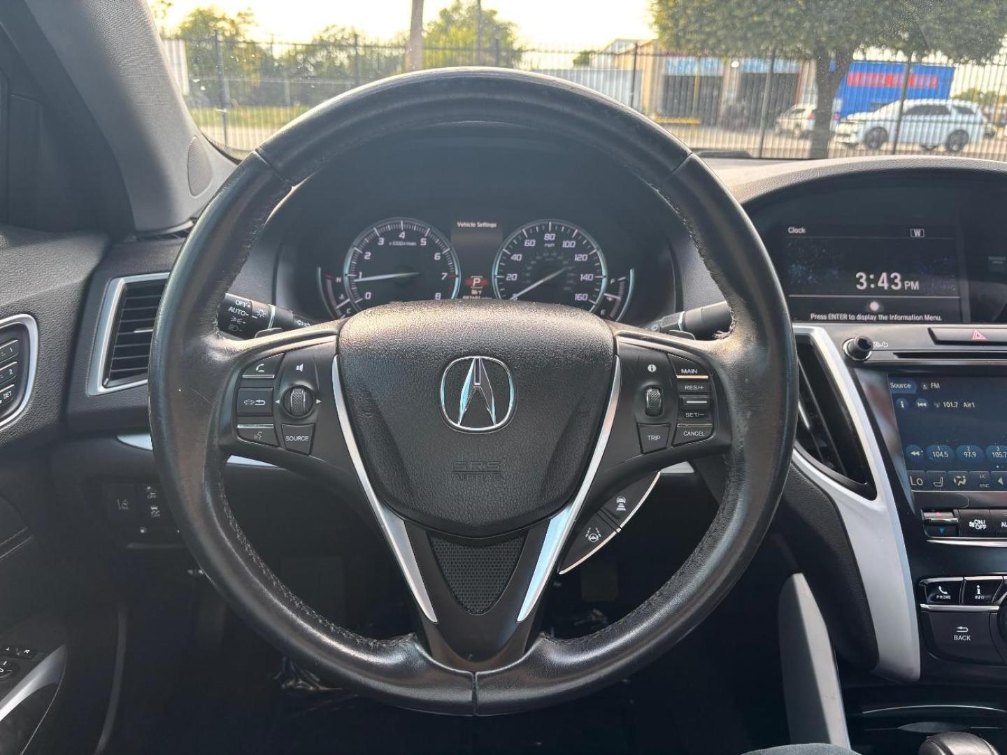 2018 Black Acura TLX T (19UUB1F38JA) , located at 2401 E Main St., Grand Prairie, TX, 75050, (972) 262-4440, 32.748981, -96.969643 - Photo#9