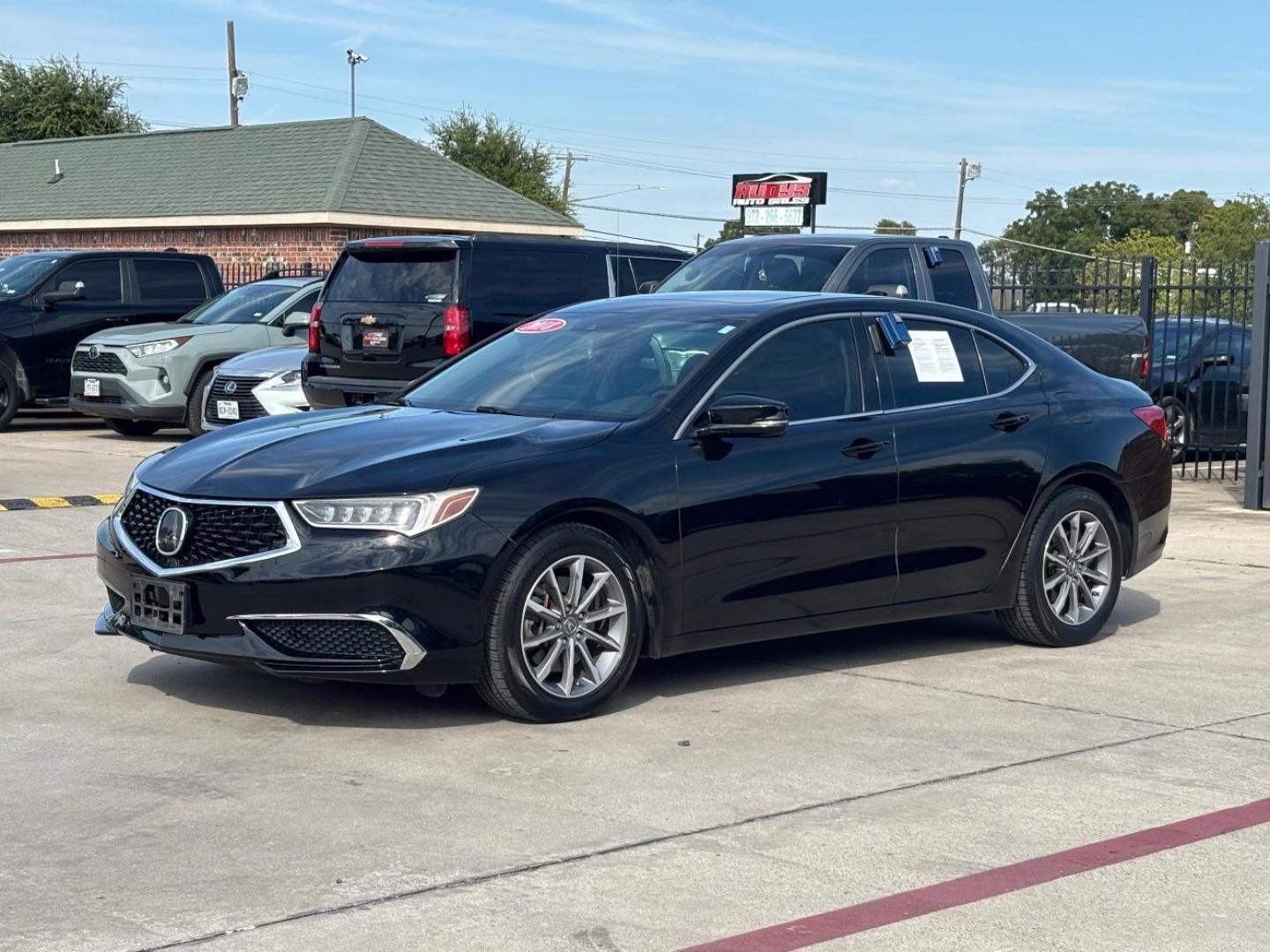 2018 Black Acura Tlx (19UUB1F38JA) with an 2.4L V4 engine, located at 2401 E Main St., Grand Prairie, TX, 75050, (972) 262-4440, 32.748981, -96.969643 - Photo#0