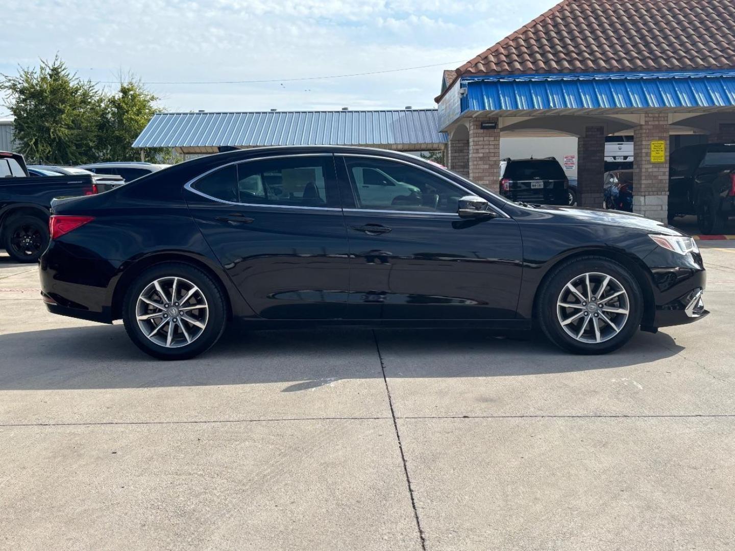 2018 Black Acura Tlx (19UUB1F38JA) with an 2.4L V4 engine, located at 2401 E Main St., Grand Prairie, TX, 75050, (972) 262-4440, 32.748981, -96.969643 - Photo#20