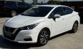 2021 WHITE Nissan Versa SV Xtronic CVT (3N1CN8EV7ML) with an 1.6L I-4 DOHC engine, located at 2401 E Main St., Grand Prairie, TX, 75050, (972) 262-4440, 32.748981, -96.969643 - Photo#2
