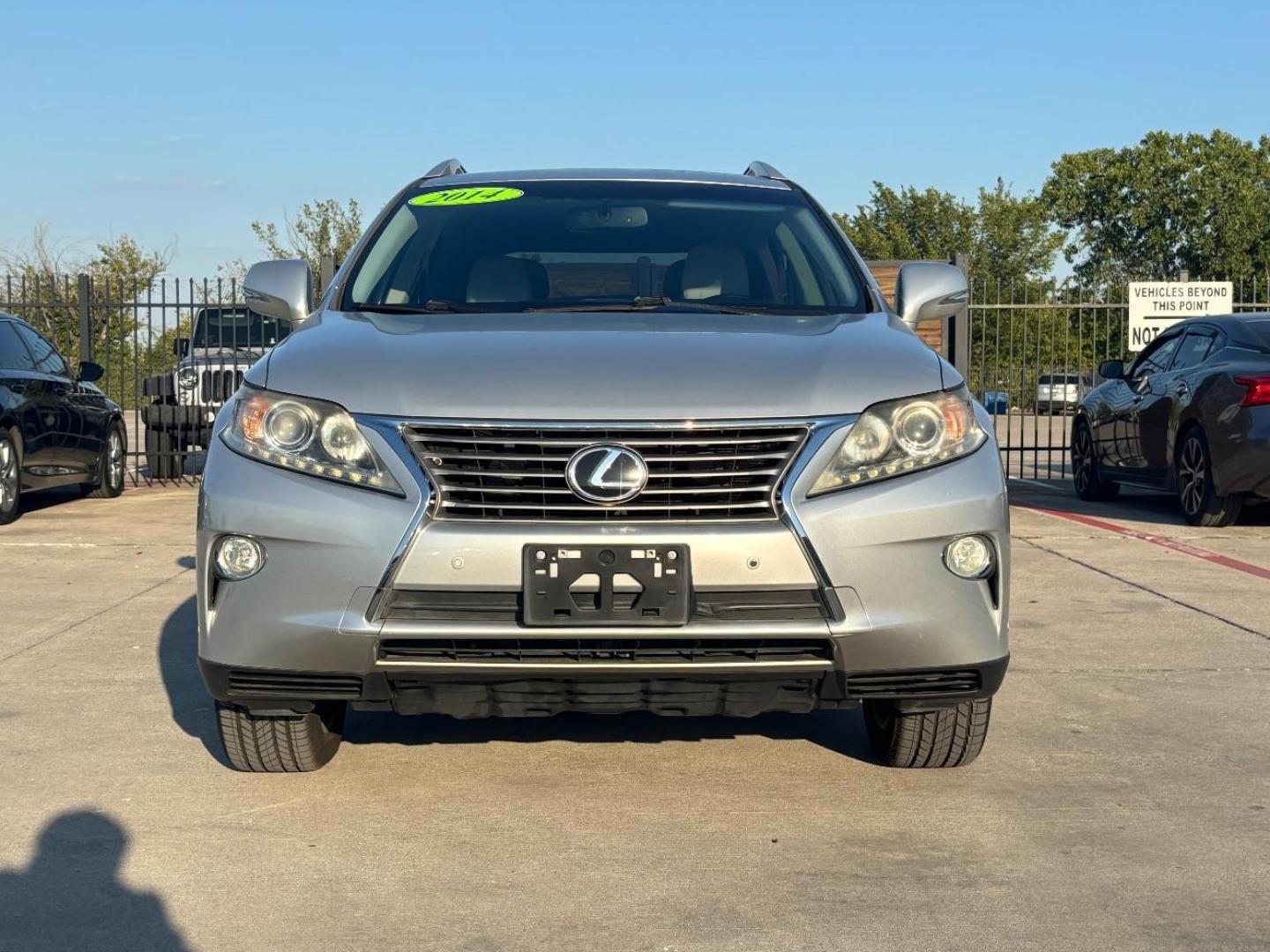 2014 Silver Lexus Rx 350 (2T2ZK1BA6EC) with an 3.5L V6 engine, located at 2401 E Main St., Grand Prairie, TX, 75050, (972) 262-4440, 32.748981, -96.969643 - Photo#1