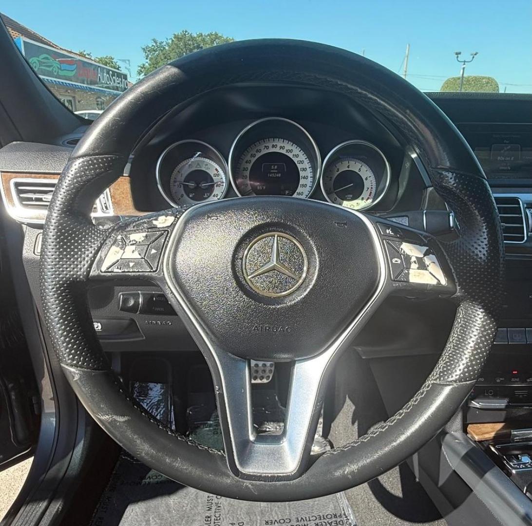2016 Gray Mercedes-Benz E 350 E (WDDHF5KB1GB) with an 3.5L engine, located at 2401 E Main St., Grand Prairie, TX, 75050, (972) 262-4440, 32.748981, -96.969643 - Photo#12
