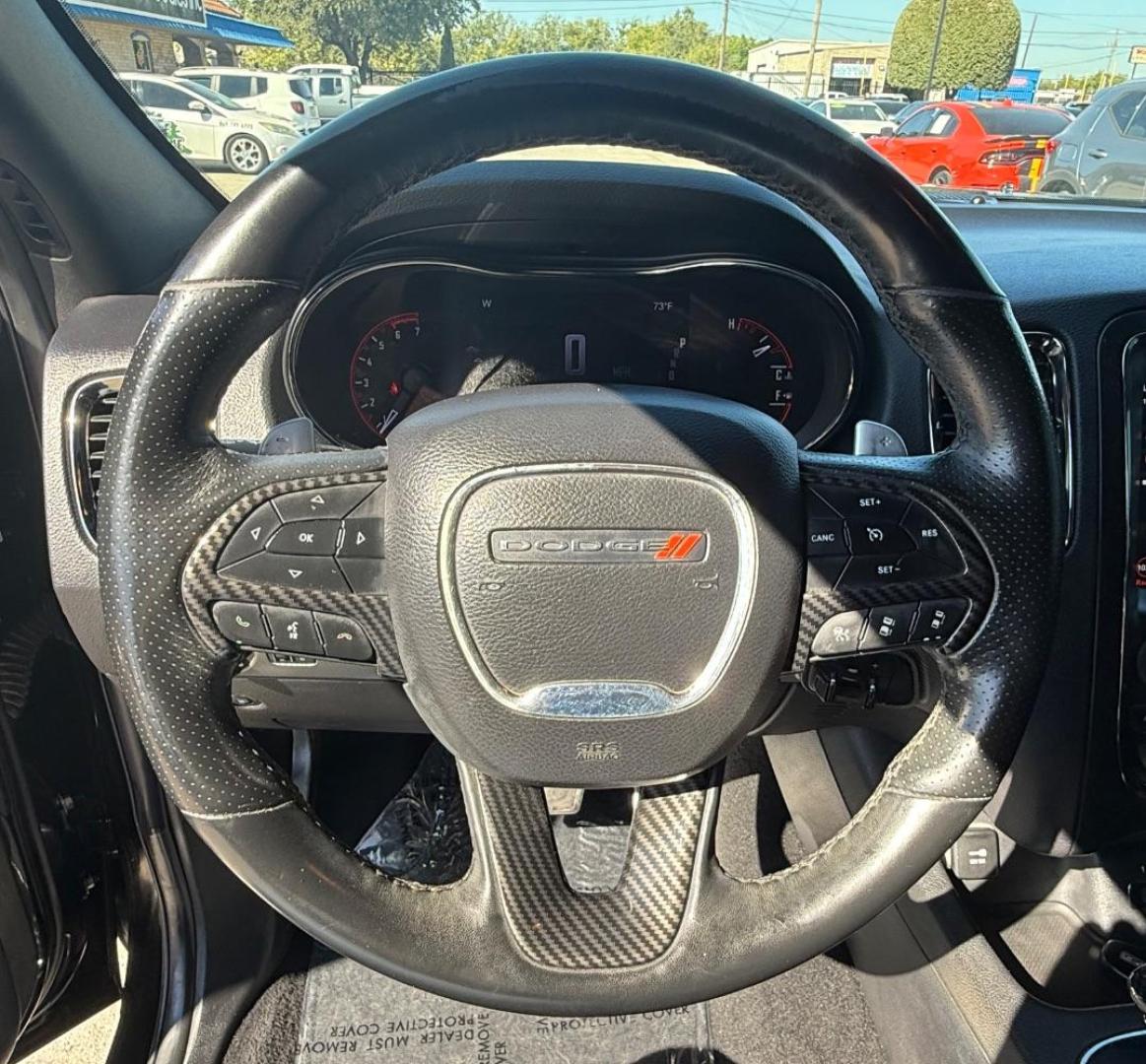 2019 Black Dodge Durango R/T RWD (1C4SDHCT2KC) with an HEMI 5.7L V-8 VVT variable valve control engine, located at 2401 E Main St., Grand Prairie, TX, 75050, (972) 262-4440, 32.748981, -96.969643 - Photo#23