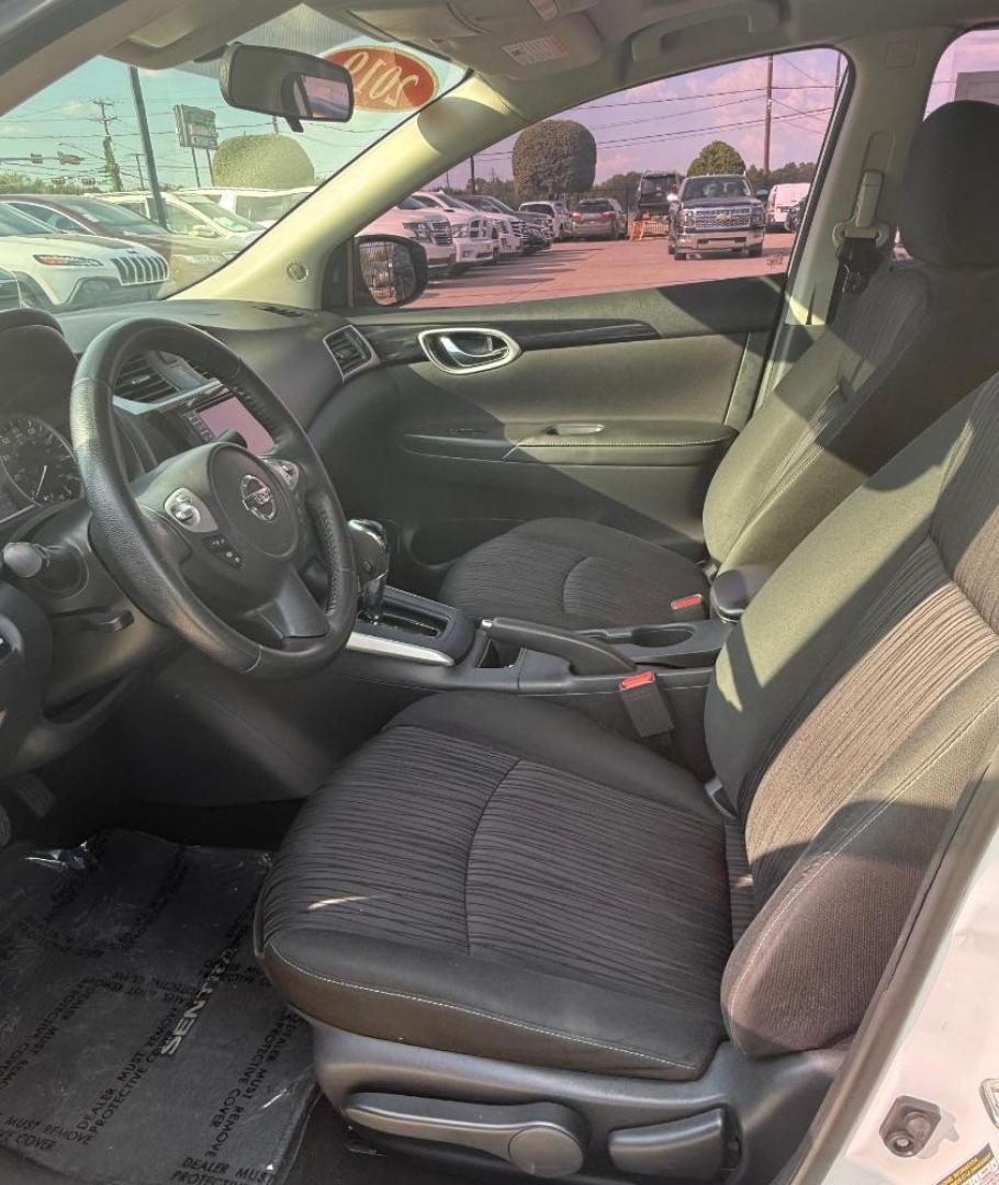 2019 White Nissan Sentra SV (3N1AB7AP3KY) with an 1.8L I-4 DOHC engine, located at 2401 E Main St., Grand Prairie, TX, 75050, (972) 262-4440, 32.748981, -96.969643 - Photo#18