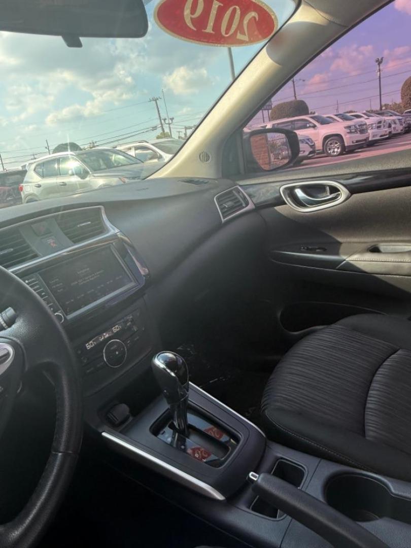 2019 White Nissan Sentra SV (3N1AB7AP3KY) with an 1.8L I-4 DOHC engine, located at 2401 E Main St., Grand Prairie, TX, 75050, (972) 262-4440, 32.748981, -96.969643 - Photo#25