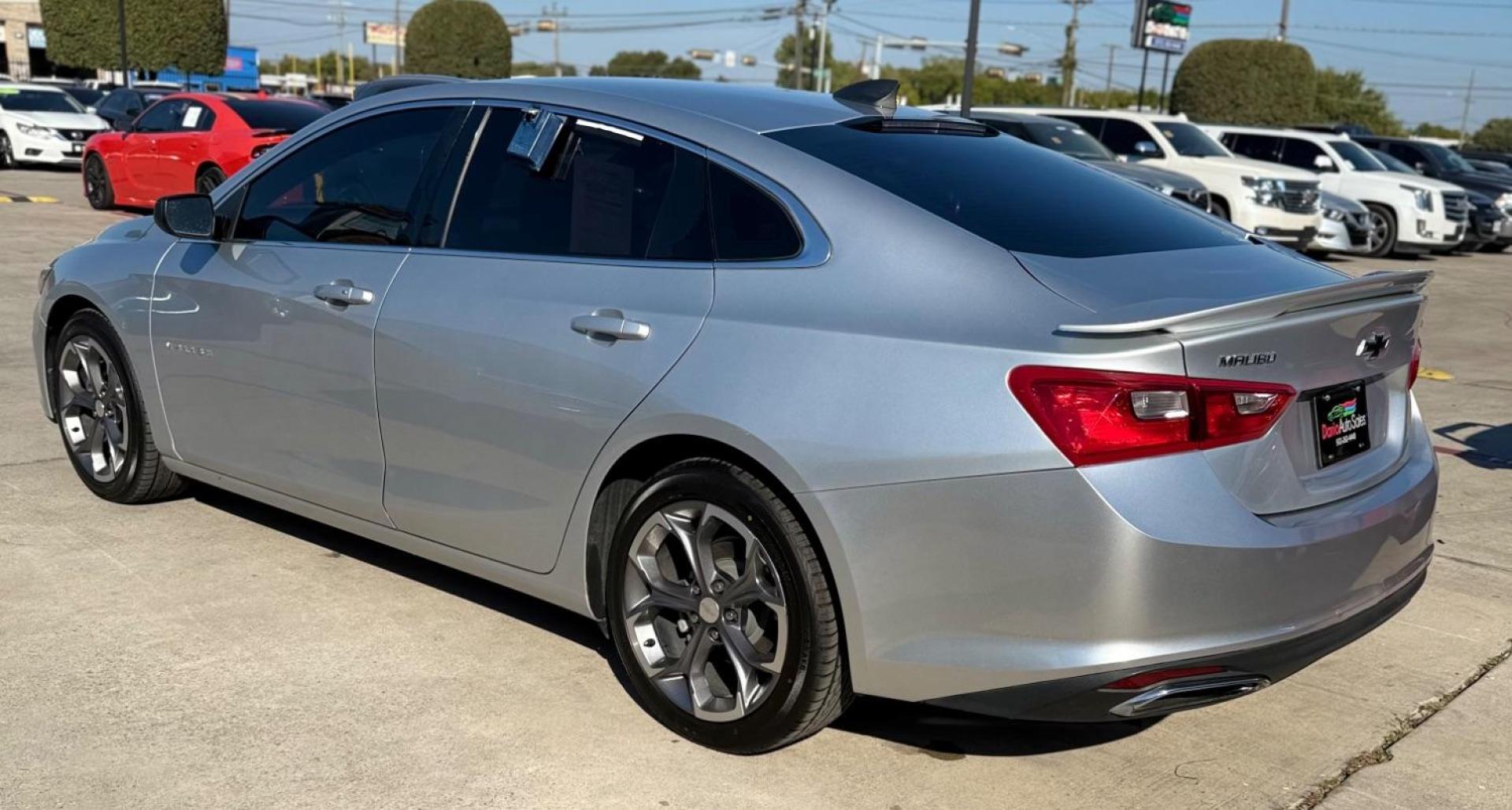 2019 Silver Chevrolet Malibu RS (1G1ZG5ST7KF) with an ECOTEC 1.5L I-4 gasoline direct injection engine, located at 2401 E Main St., Grand Prairie, TX, 75050, (972) 262-4440, 32.748981, -96.969643 - Photo#6