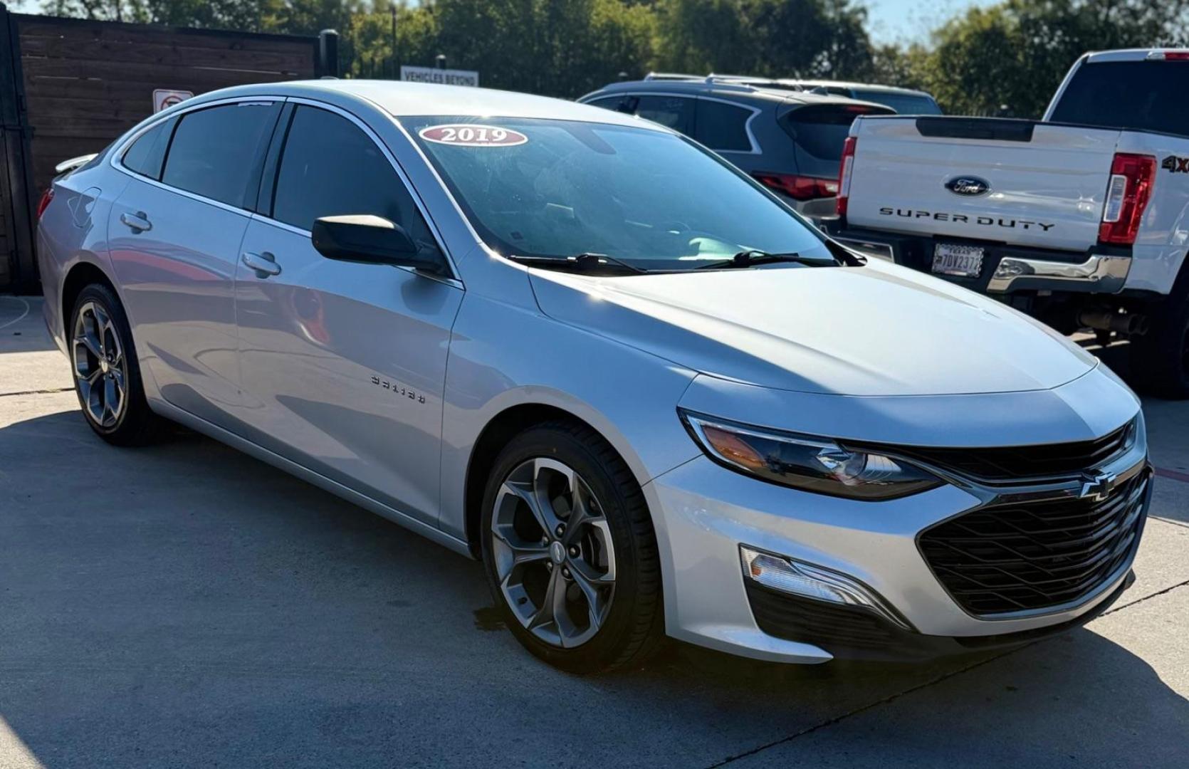 2019 Silver Chevrolet Malibu RS (1G1ZG5ST7KF) with an ECOTEC 1.5L I-4 gasoline direct injection engine, located at 2401 E Main St., Grand Prairie, TX, 75050, (972) 262-4440, 32.748981, -96.969643 - Photo#20