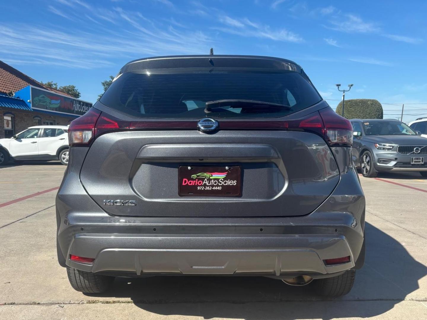 2021 Gray Nissan Kicks S Xtronic CVT (3N1CP5BV9ML) with an 1.6L I-4 DOHC engine, located at 2401 E Main St., Grand Prairie, TX, 75050, (972) 262-4440, 32.748981, -96.969643 - Photo#6
