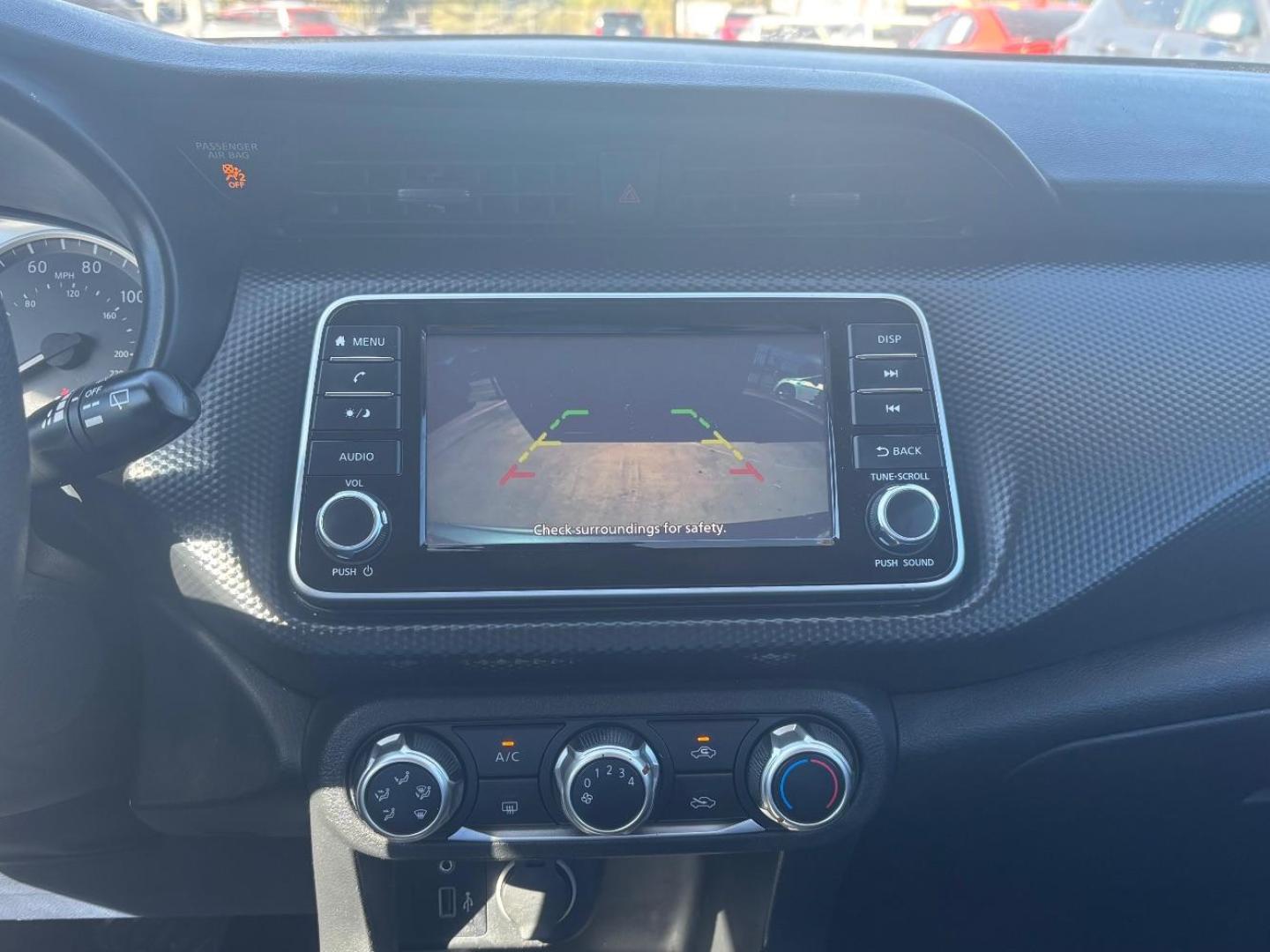 2021 Gray Nissan Kicks S Xtronic CVT (3N1CP5BV9ML) with an 1.6L I-4 DOHC engine, located at 2401 E Main St., Grand Prairie, TX, 75050, (972) 262-4440, 32.748981, -96.969643 - Photo#13