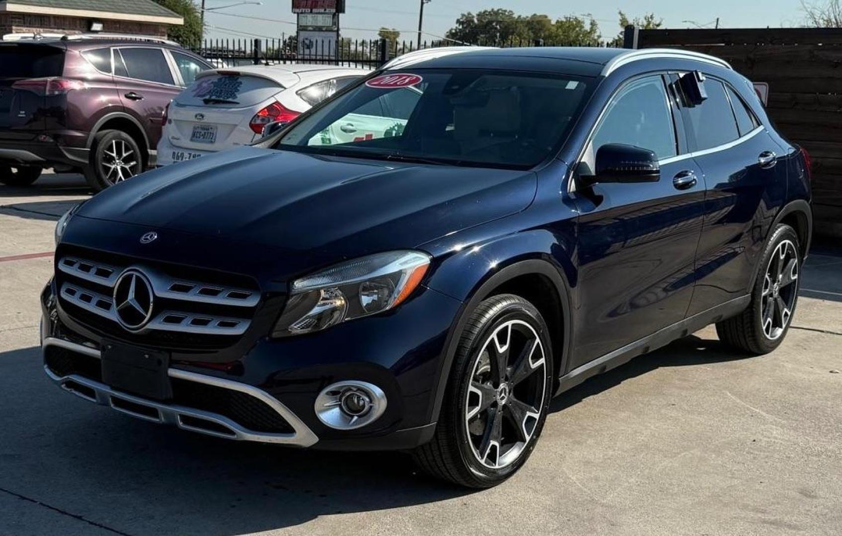 2018 Blue Mercedes-Benz GLA 250 G (WDCTG4EB1JJ) , located at 2401 E Main St., Grand Prairie, TX, 75050, (972) 262-4440, 32.748981, -96.969643 - Photo#2