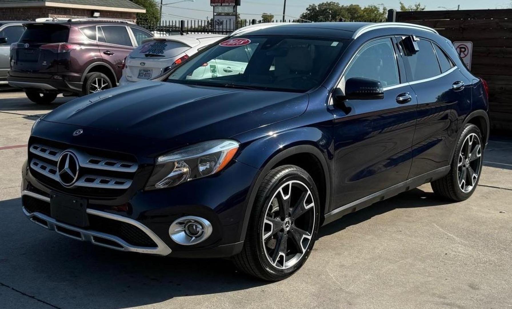 2018 Blue Mercedes-Benz GLA 250 G (WDCTG4EB1JJ) , located at 2401 E Main St., Grand Prairie, TX, 75050, (972) 262-4440, 32.748981, -96.969643 - Photo#3