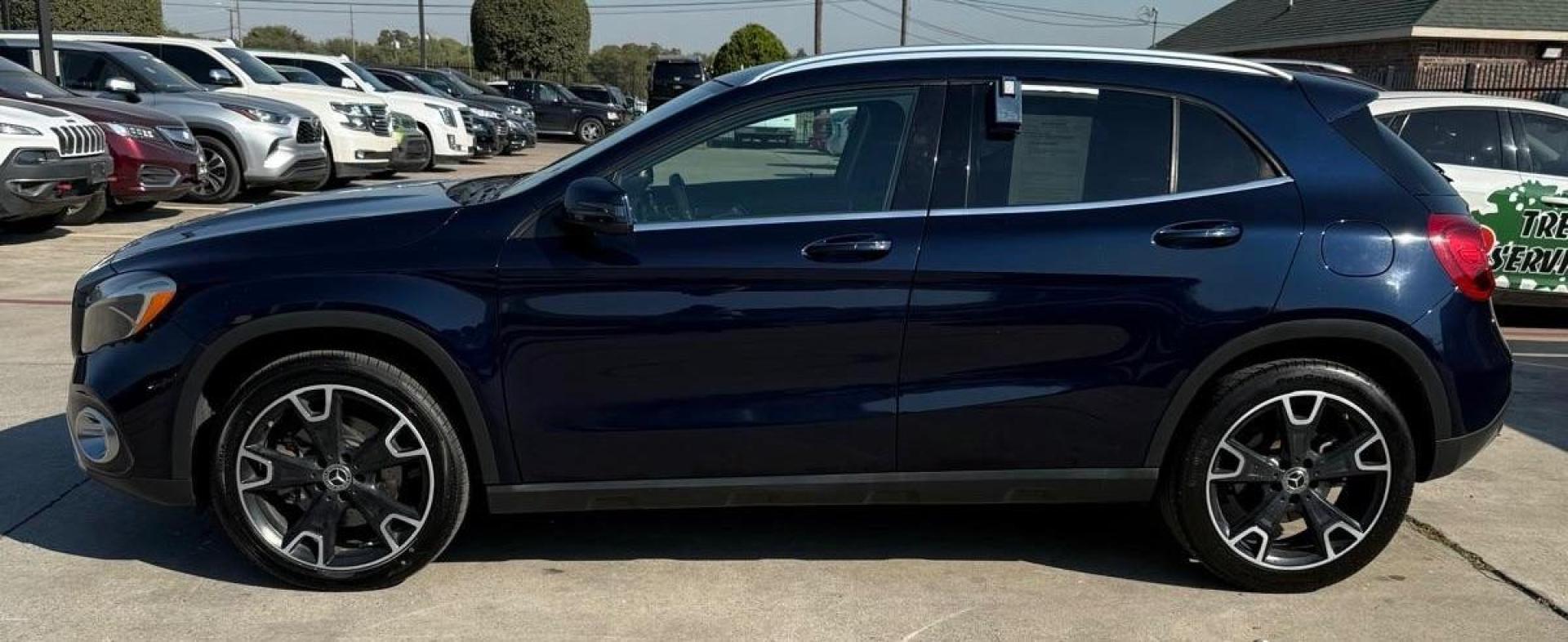 2018 Blue Mercedes-Benz GLA 250 G (WDCTG4EB1JJ) , located at 2401 E Main St., Grand Prairie, TX, 75050, (972) 262-4440, 32.748981, -96.969643 - Photo#4