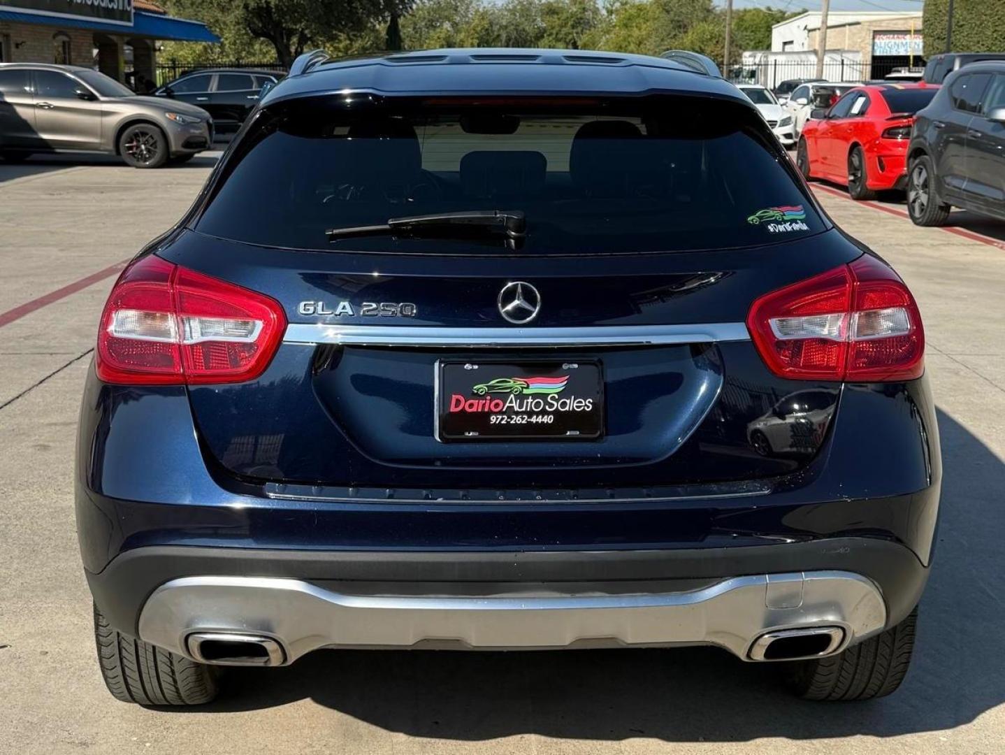 2018 Blue Mercedes-Benz GLA 250 G (WDCTG4EB1JJ) , located at 2401 E Main St., Grand Prairie, TX, 75050, (972) 262-4440, 32.748981, -96.969643 - Photo#9
