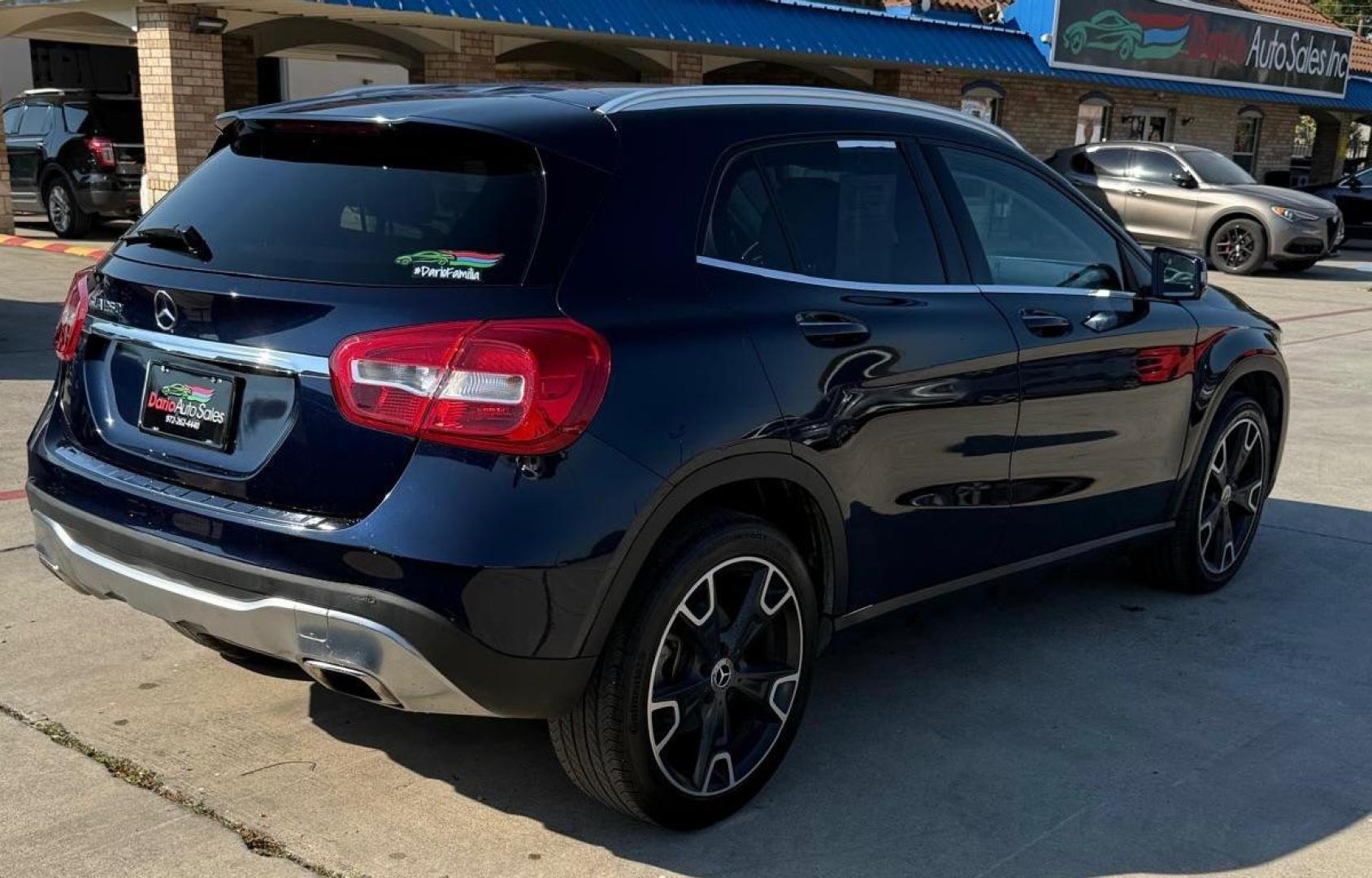 2018 Blue Mercedes-Benz GLA 250 G (WDCTG4EB1JJ) , located at 2401 E Main St., Grand Prairie, TX, 75050, (972) 262-4440, 32.748981, -96.969643 - Photo#10