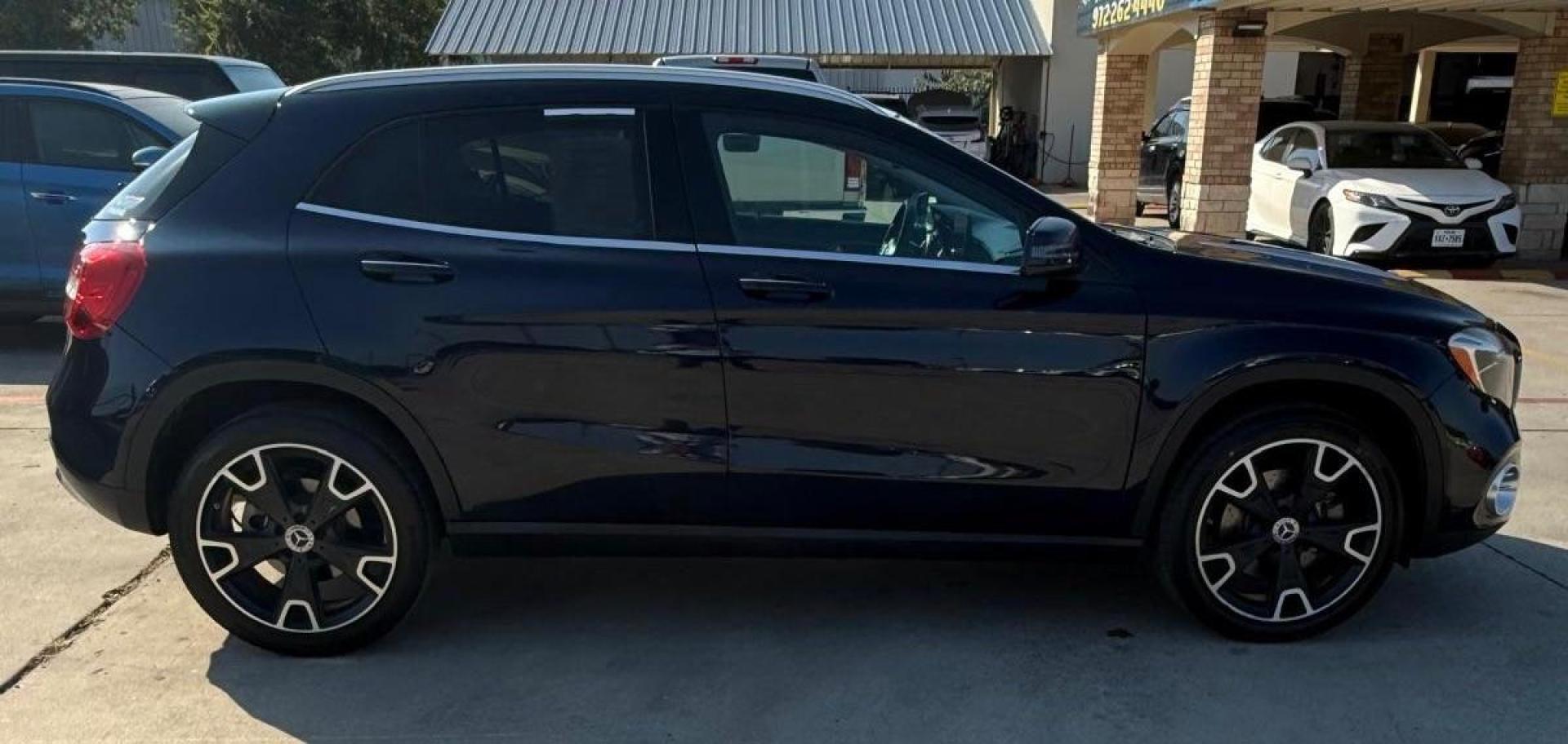 2018 Blue Mercedes-Benz GLA 250 G (WDCTG4EB1JJ) , located at 2401 E Main St., Grand Prairie, TX, 75050, (972) 262-4440, 32.748981, -96.969643 - Photo#12