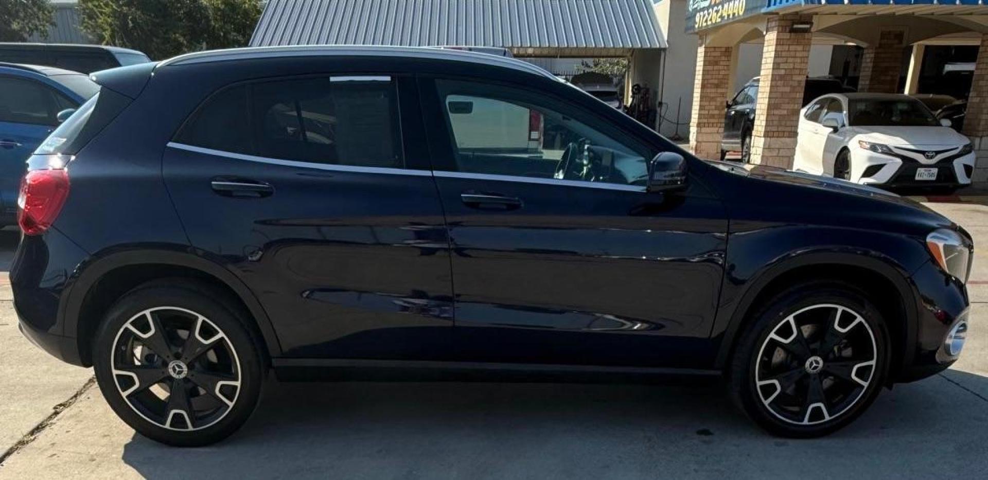 2018 Blue Mercedes-Benz GLA 250 G (WDCTG4EB1JJ) , located at 2401 E Main St., Grand Prairie, TX, 75050, (972) 262-4440, 32.748981, -96.969643 - Photo#13
