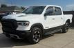 2019 White Ram 1500 Rebel Crew Cab 4x4 5'7 Box (1C6SRFLT4KN) , located at 2401 E Main St., Grand Prairie, TX, 75050, (972) 262-4440, 32.748981, -96.969643 - Photo#2