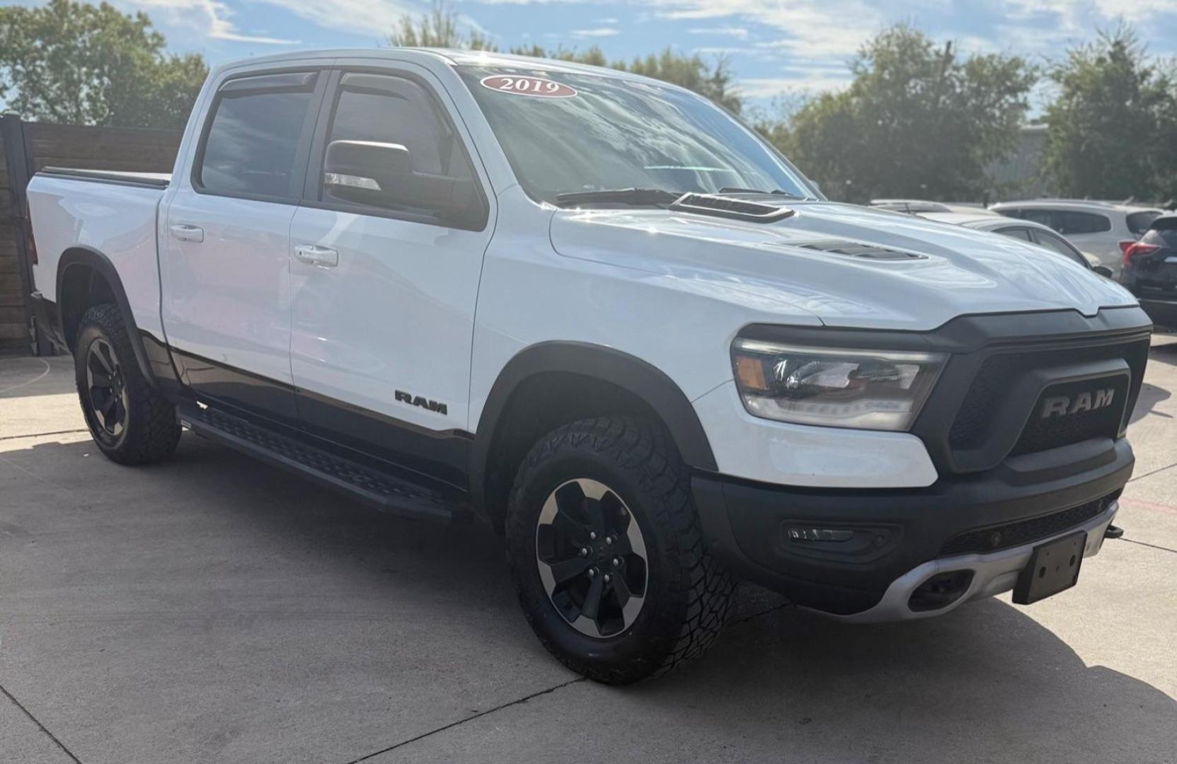 2019 White Ram 1500 Rebel Crew Cab 4x4 5'7 Box (1C6SRFLT4KN) , located at 2401 E Main St., Grand Prairie, TX, 75050, (972) 262-4440, 32.748981, -96.969643 - Photo#19