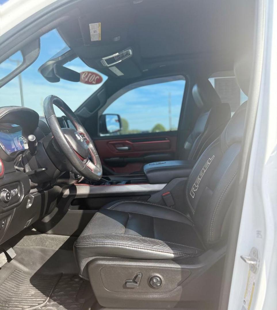 2019 White Ram 1500 Rebel Crew Cab 4x4 5'7 Box (1C6SRFLT4KN) , located at 2401 E Main St., Grand Prairie, TX, 75050, (972) 262-4440, 32.748981, -96.969643 - Photo#22