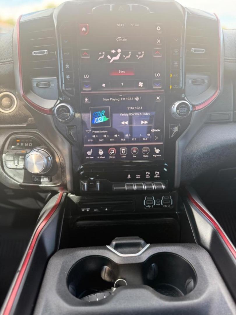 2019 White Ram 1500 Rebel Crew Cab 4x4 5'7 Box (1C6SRFLT4KN) , located at 2401 E Main St., Grand Prairie, TX, 75050, (972) 262-4440, 32.748981, -96.969643 - Photo#27