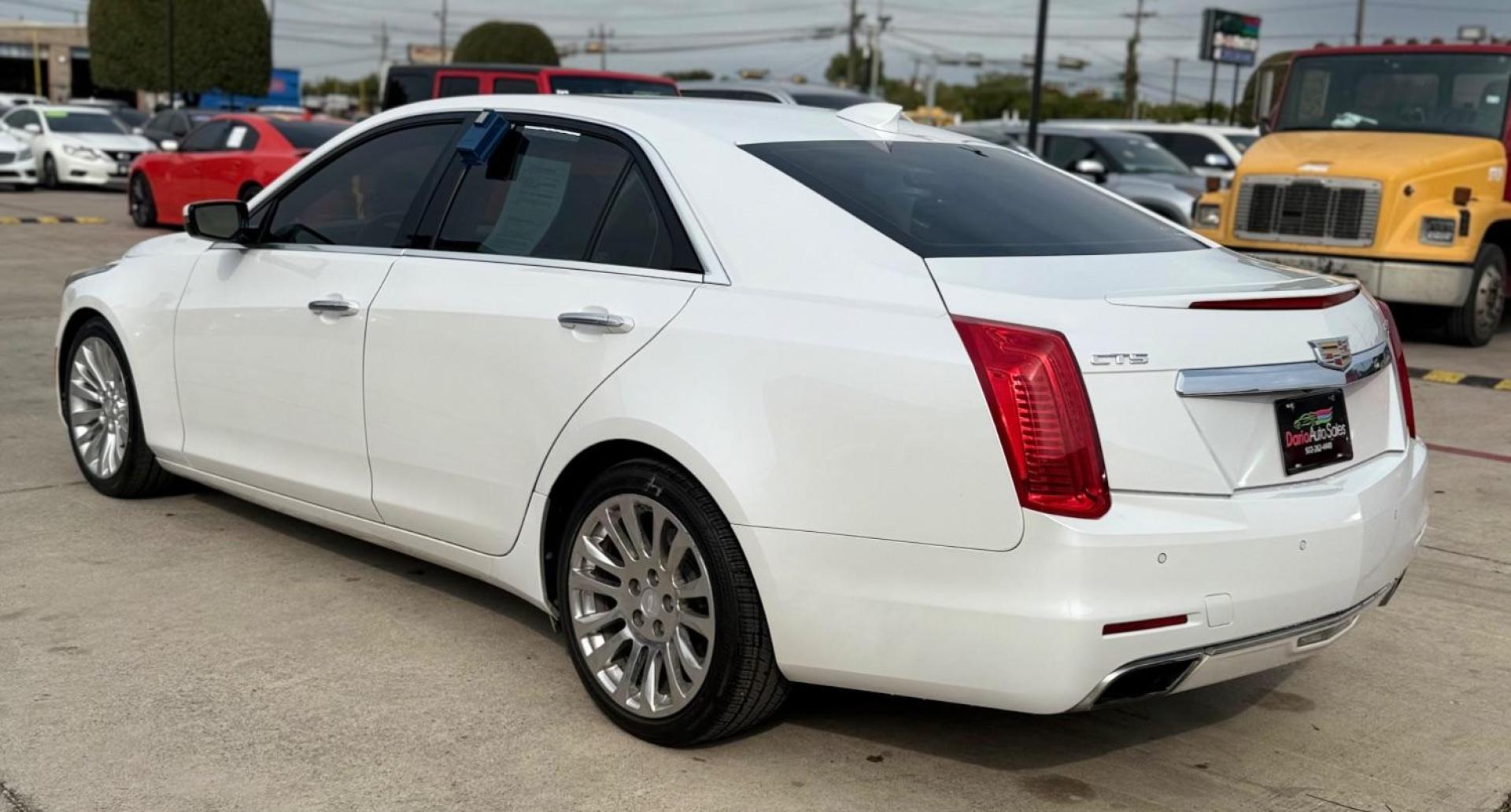 2016 White Cadillac CTS Luxury Collection (1G6AR5SX0G0) with an 2L I-4 gasoline direct injection engine, located at 2401 E Main St., Grand Prairie, TX, 75050, (972) 262-4440, 32.748981, -96.969643 - Photo#7