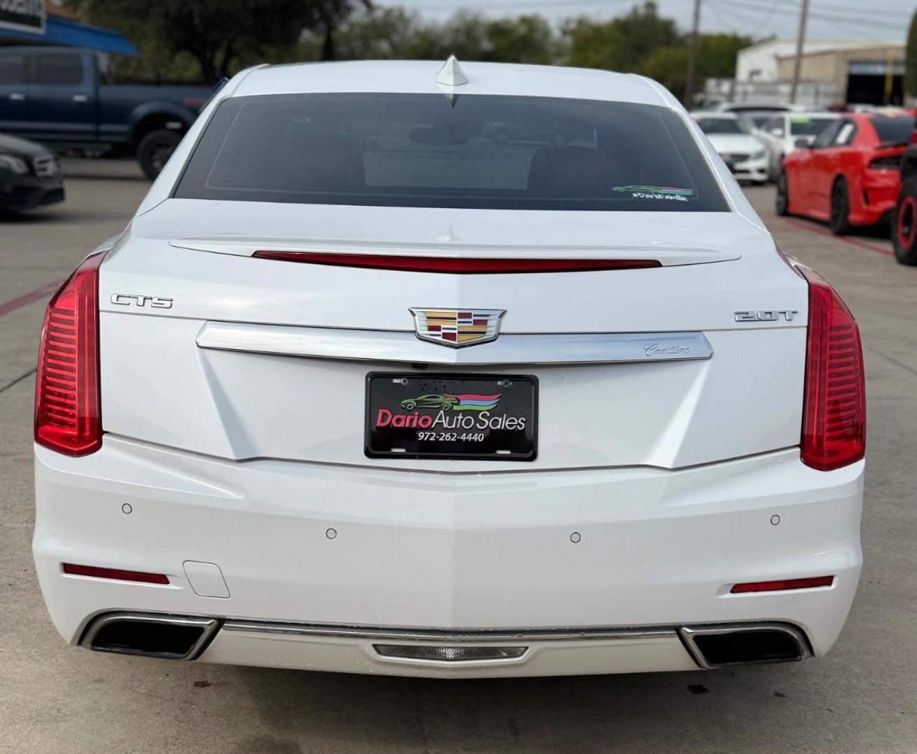 2016 White Cadillac CTS Luxury Collection (1G6AR5SX0G0) with an 2L I-4 gasoline direct injection engine, located at 2401 E Main St., Grand Prairie, TX, 75050, (972) 262-4440, 32.748981, -96.969643 - Photo#8