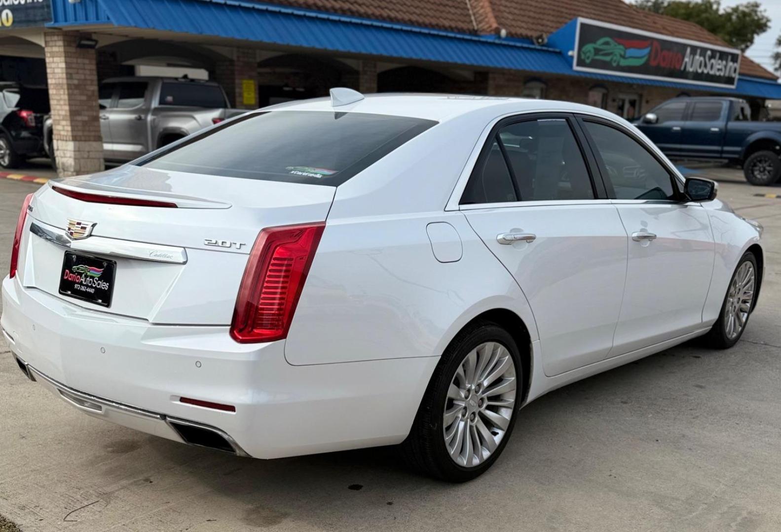 2016 White Cadillac CTS Luxury Collection (1G6AR5SX0G0) with an 2L I-4 gasoline direct injection engine, located at 2401 E Main St., Grand Prairie, TX, 75050, (972) 262-4440, 32.748981, -96.969643 - Photo#12