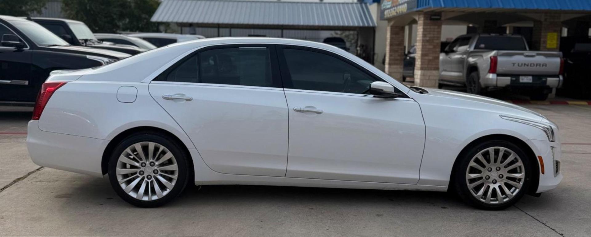 2016 White Cadillac CTS Luxury Collection (1G6AR5SX0G0) with an 2L I-4 gasoline direct injection engine, located at 2401 E Main St., Grand Prairie, TX, 75050, (972) 262-4440, 32.748981, -96.969643 - Photo#13