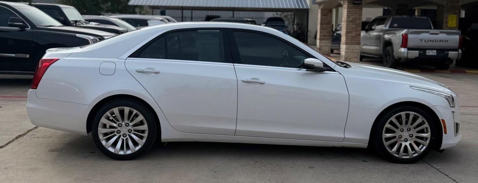 2016 White Cadillac CTS Luxury Collection (1G6AR5SX0G0) with an 2L I-4 gasoline direct injection engine, located at 2401 E Main St., Grand Prairie, TX, 75050, (972) 262-4440, 32.748981, -96.969643 - Photo#14
