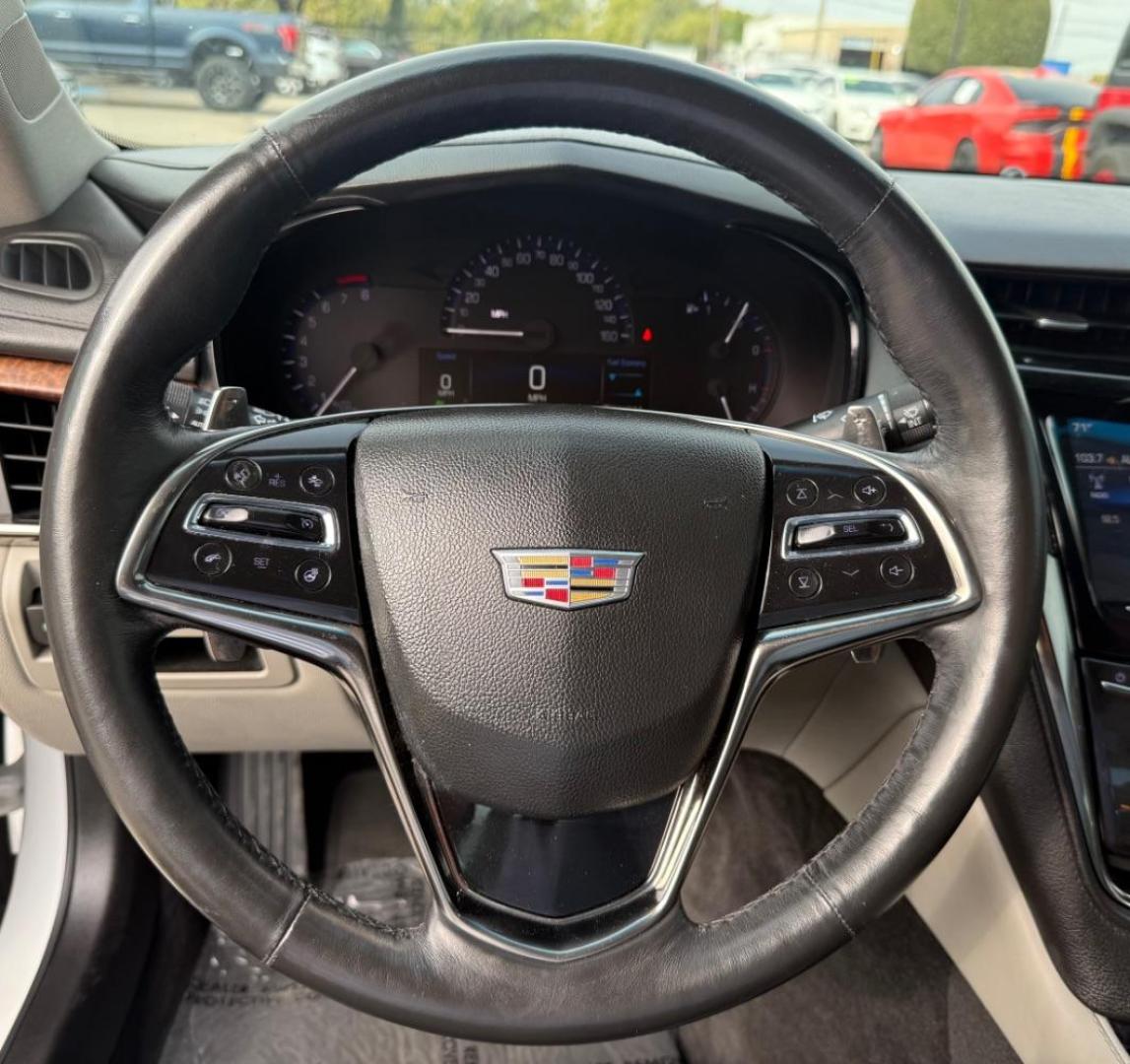 2016 White Cadillac CTS Luxury Collection (1G6AR5SX0G0) with an 2L I-4 gasoline direct injection engine, located at 2401 E Main St., Grand Prairie, TX, 75050, (972) 262-4440, 32.748981, -96.969643 - Photo#21