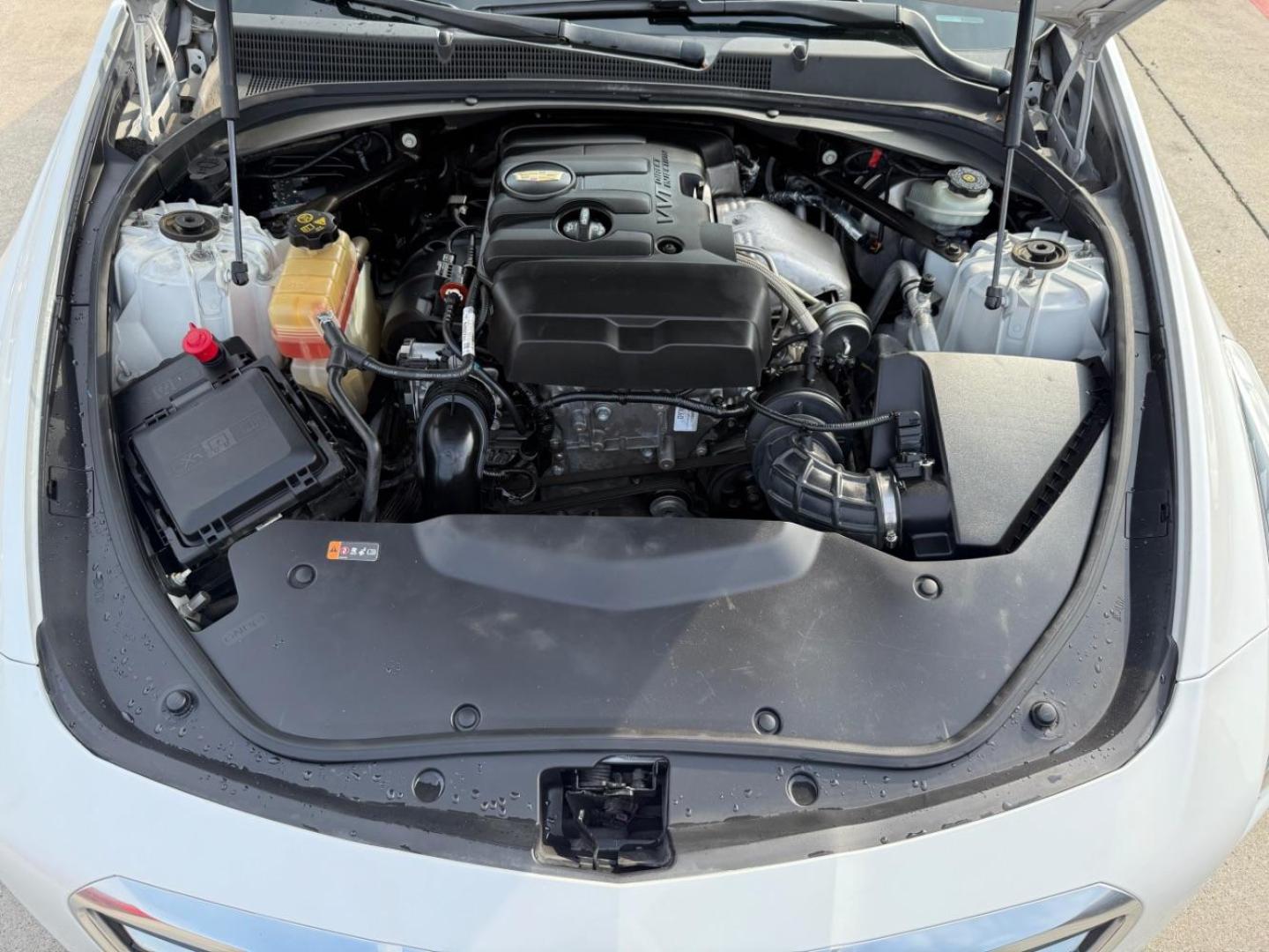 2016 White Cadillac CTS Luxury Collection (1G6AR5SX0G0) with an 2L I-4 gasoline direct injection engine, located at 2401 E Main St., Grand Prairie, TX, 75050, (972) 262-4440, 32.748981, -96.969643 - Photo#36