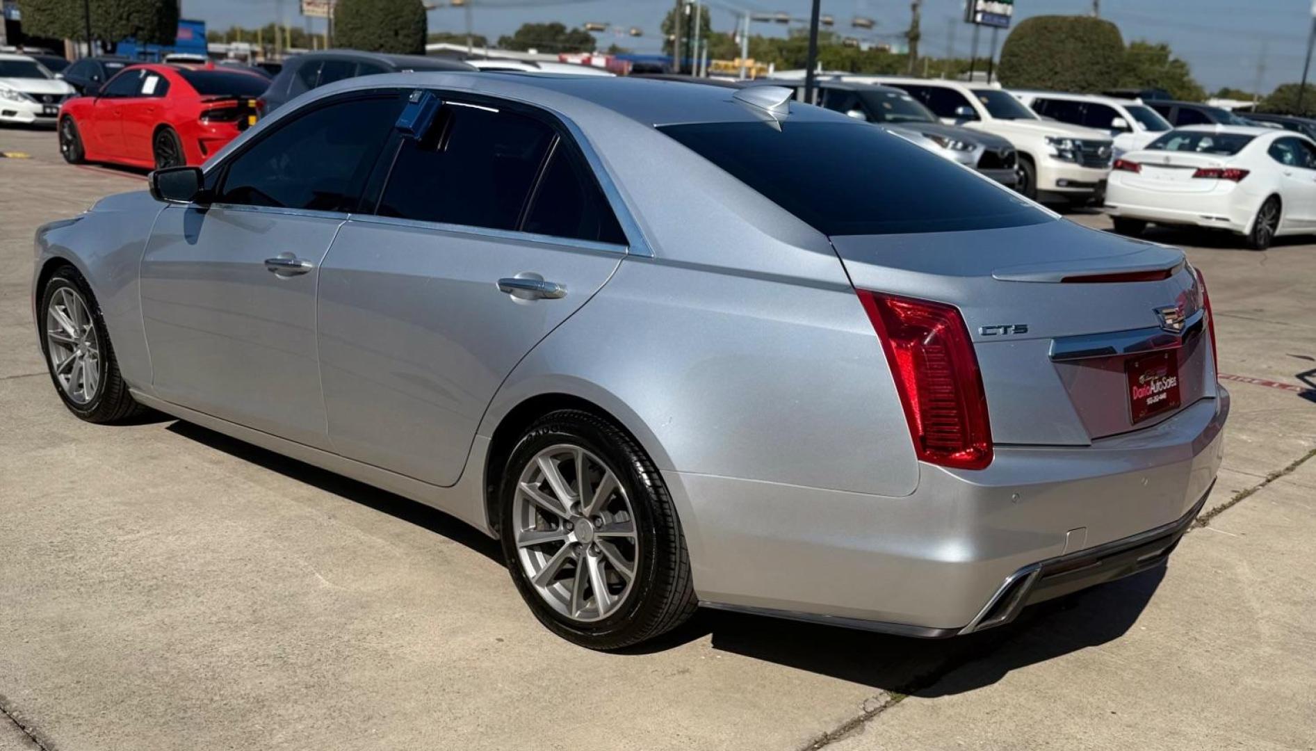 2018 Silver Cadillac CTS 2.0L Turbo Luxury RWD (1G6AR5SX8J0) with an 2.0L L4 DOHC 24V TURBO engine, 6-Speed Automatic transmission, located at 2401 E Main St., Grand Prairie, TX, 75050, (972) 262-4440, 32.748981, -96.969643 - Photo#6