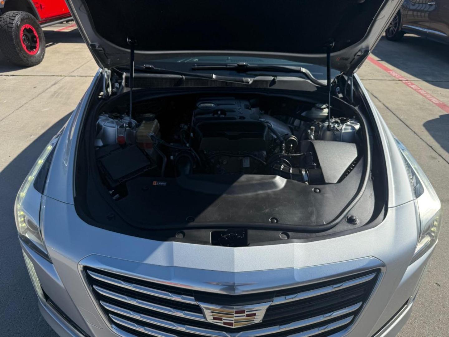 2018 Silver Cadillac CTS 2.0L Turbo Luxury RWD (1G6AR5SX8J0) with an 2.0L L4 DOHC 24V TURBO engine, 6-Speed Automatic transmission, located at 2401 E Main St., Grand Prairie, TX, 75050, (972) 262-4440, 32.748981, -96.969643 - Photo#27