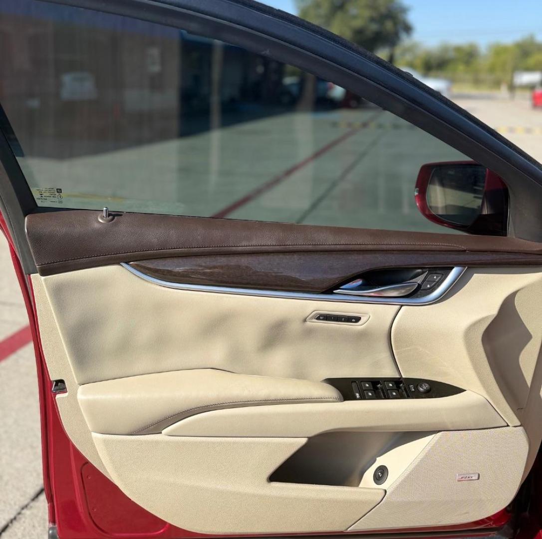 2014 Red Cadillac XTS Premium (2G61P5S35E9) with an 3.6L V-6 gasoline direct injection engine, located at 2401 E Main St., Grand Prairie, TX, 75050, (972) 262-4440, 32.748981, -96.969643 - Photo#3