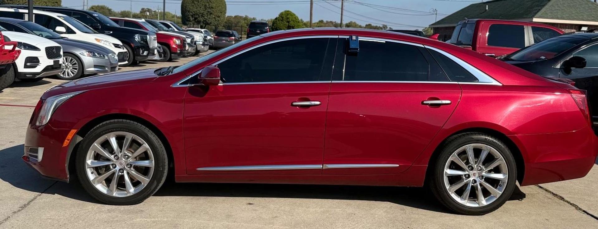 2014 Red Cadillac XTS Premium (2G61P5S35E9) with an 3.6L V-6 gasoline direct injection engine, located at 2401 E Main St., Grand Prairie, TX, 75050, (972) 262-4440, 32.748981, -96.969643 - Photo#8