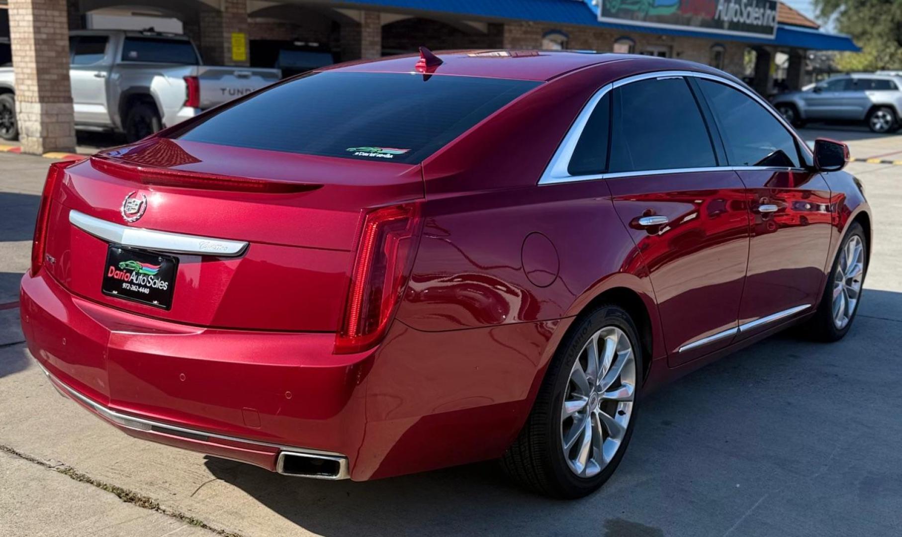 2014 Red Cadillac XTS Premium (2G61P5S35E9) with an 3.6L V-6 gasoline direct injection engine, located at 2401 E Main St., Grand Prairie, TX, 75050, (972) 262-4440, 32.748981, -96.969643 - Photo#13