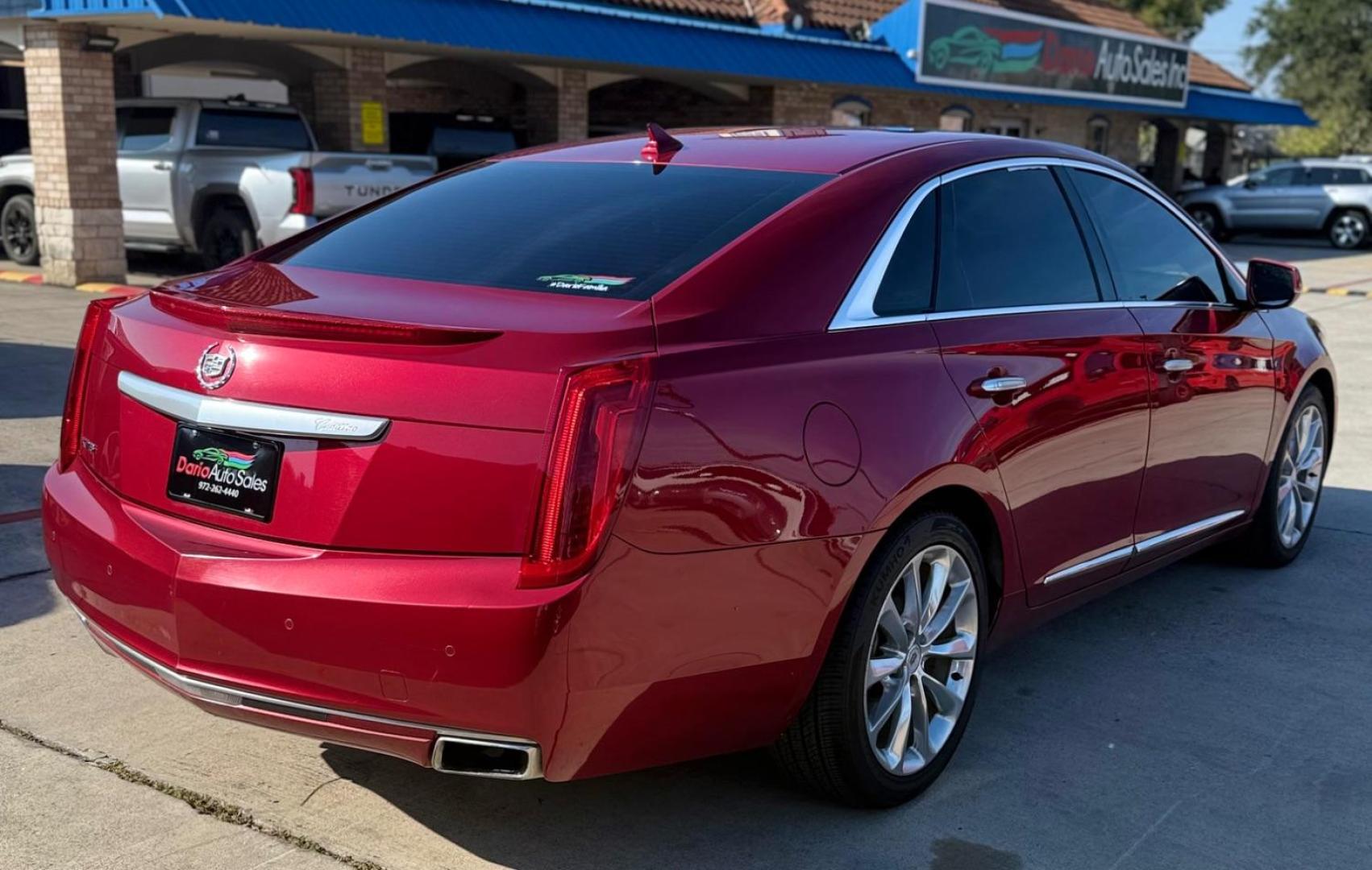 2014 Red Cadillac XTS Premium (2G61P5S35E9) with an 3.6L V-6 gasoline direct injection engine, located at 2401 E Main St., Grand Prairie, TX, 75050, (972) 262-4440, 32.748981, -96.969643 - Photo#14