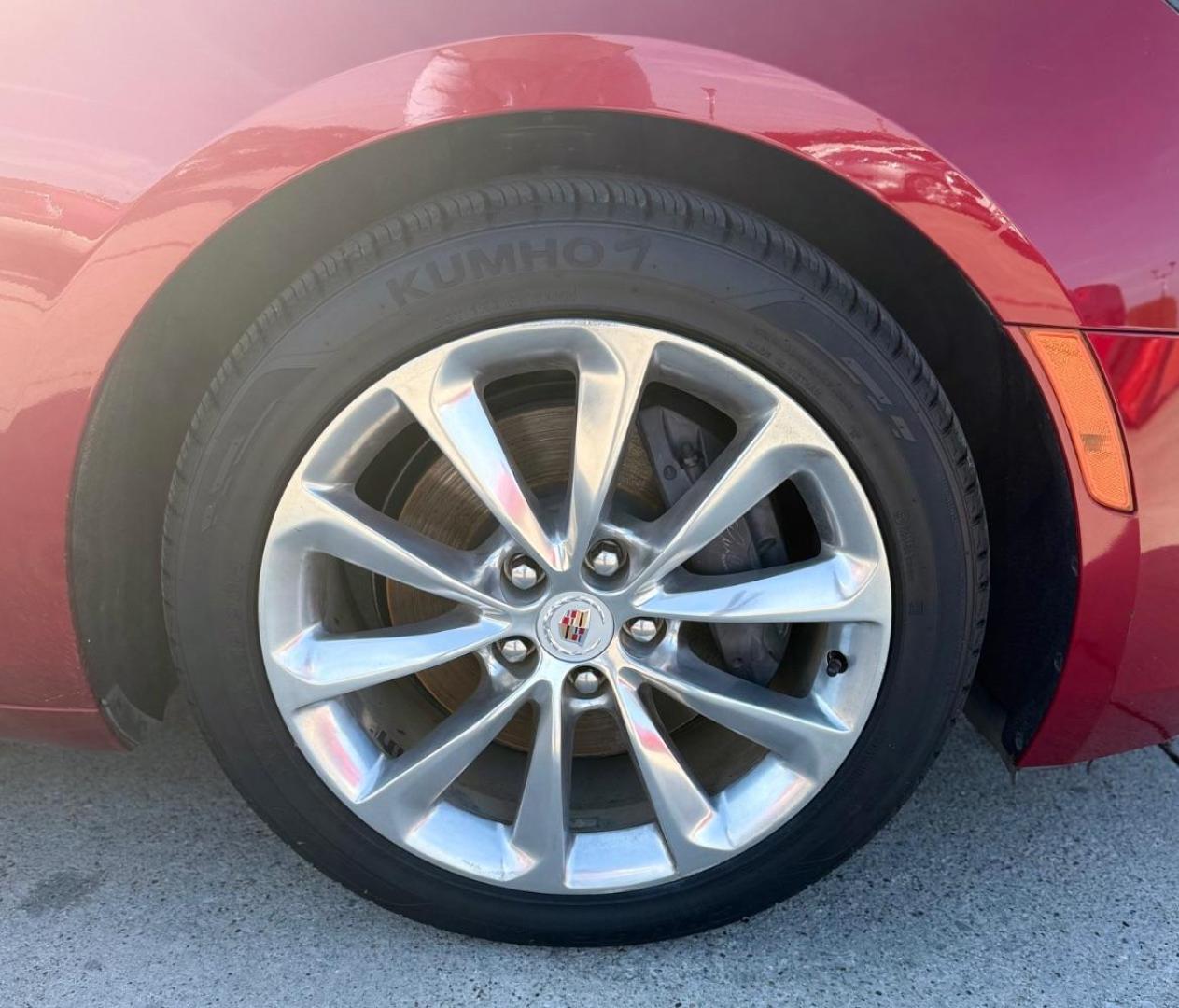 2014 Red Cadillac XTS Premium (2G61P5S35E9) with an 3.6L V-6 gasoline direct injection engine, located at 2401 E Main St., Grand Prairie, TX, 75050, (972) 262-4440, 32.748981, -96.969643 - Photo#17