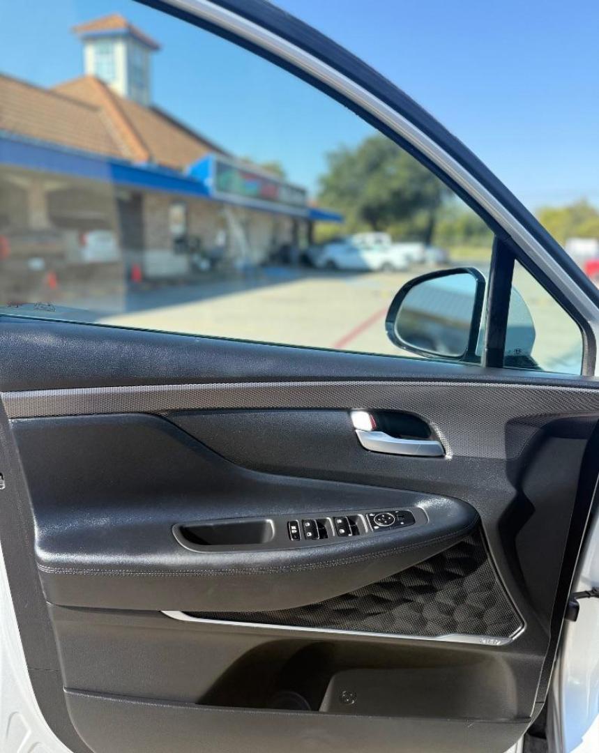2019 Silver Hyundai Santa Fe (5NMS33AD6KH) with an Theta II 2.4L I-4 gasoline direct injection engine, located at 2401 E Main St., Grand Prairie, TX, 75050, (972) 262-4440, 32.748981, -96.969643 - Photo#10