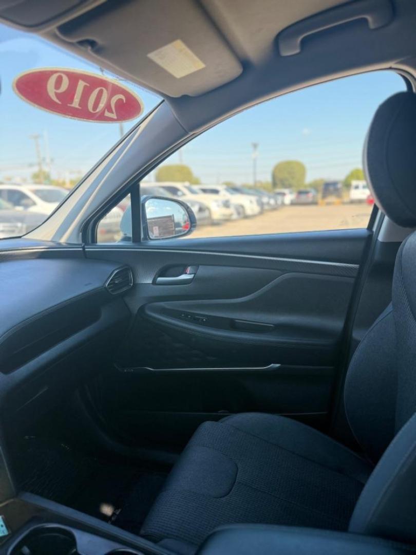 2019 Silver Hyundai Santa Fe (5NMS33AD6KH) with an Theta II 2.4L I-4 gasoline direct injection engine, located at 2401 E Main St., Grand Prairie, TX, 75050, (972) 262-4440, 32.748981, -96.969643 - Photo#20
