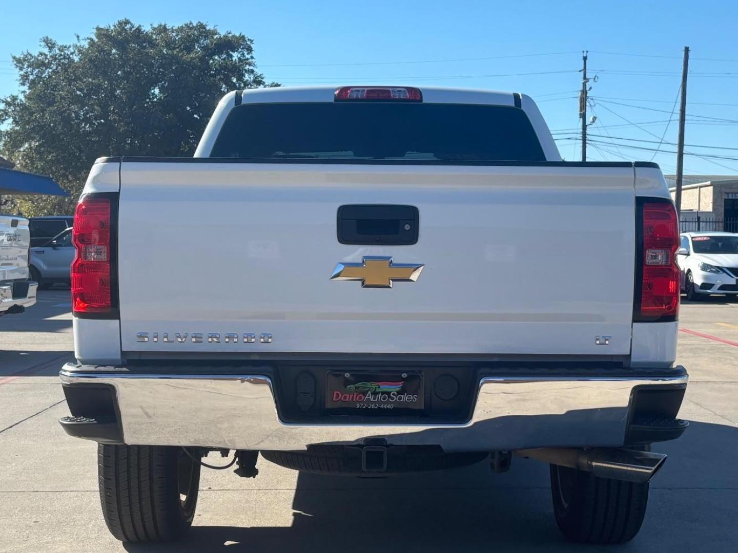 2017 White Chevrolet Silverado 1500 (3GCPCREC3HG) with an EcoTec3 4.3L V-6 gasoline direct injection engine, located at 2401 E Main St., Grand Prairie, TX, 75050, (972) 262-4440, 32.748981, -96.969643 - Photo#12