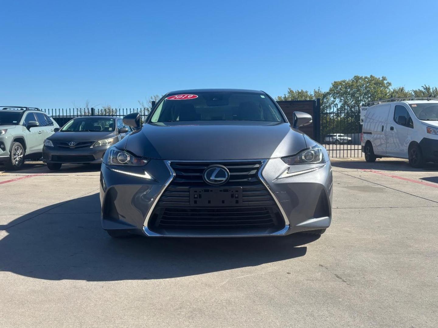 2019 Gray Lexus IS 300 IS (JTHBA1D23K5) with an 2.0L I4 F DOHC 16V engine, located at 2401 E Main St., Grand Prairie, TX, 75050, (972) 262-4440, 32.748981, -96.969643 - Photo#0